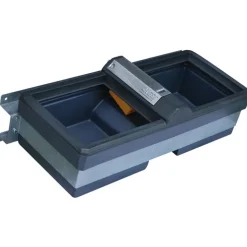 Abreuvoir Polybac 72 M double avec rebord intérieur et support de fixation