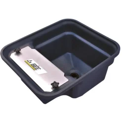 Abreuvoir Polybac 30 M simple avec rebord à cordon et support de fixation