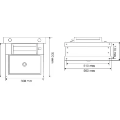 Abreuvoir Polybac 25 M simple avec rebord intérieur et support de fixation