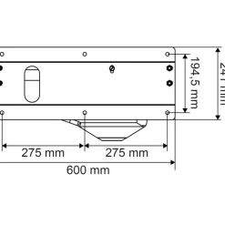Abreuvoir Polybac 30 M simple avec rebord à cordon sans support de fixation