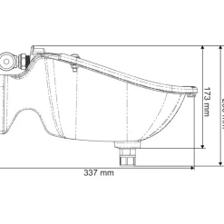 Abreuvoir POLYSELF PF2 à palette verticale