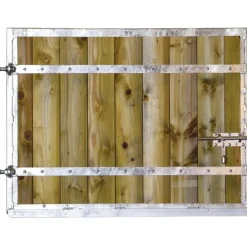 Battant haut de porte de box modèle STANDARD - Tirant gauche