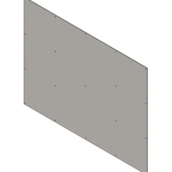 Doublage intérieur battant haut pour porte de box 2 battants