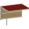 Extension abri de prairie simple pente SP 4x3 m