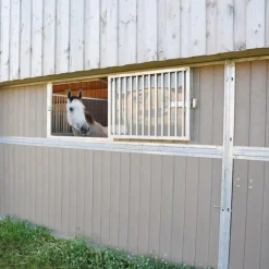 Fenêtre ouvrante barreaudée