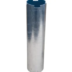 Fourreau acier galvanisé pour poteau rond