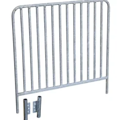 Grille barreaudée pour porte battante