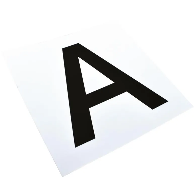 Jeu d'autocollants pour plaques ou panneaux de dressage