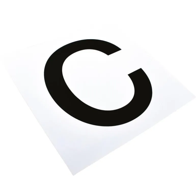 Jeu d'autocollants pour plaques ou panneaux de dressage