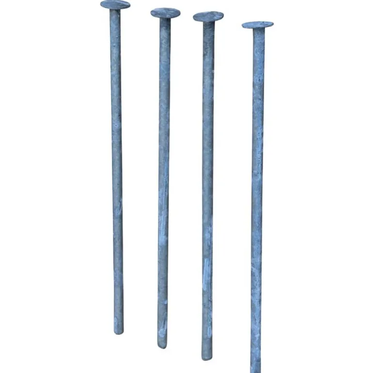 Jeu de 4 pitons d'ancrage