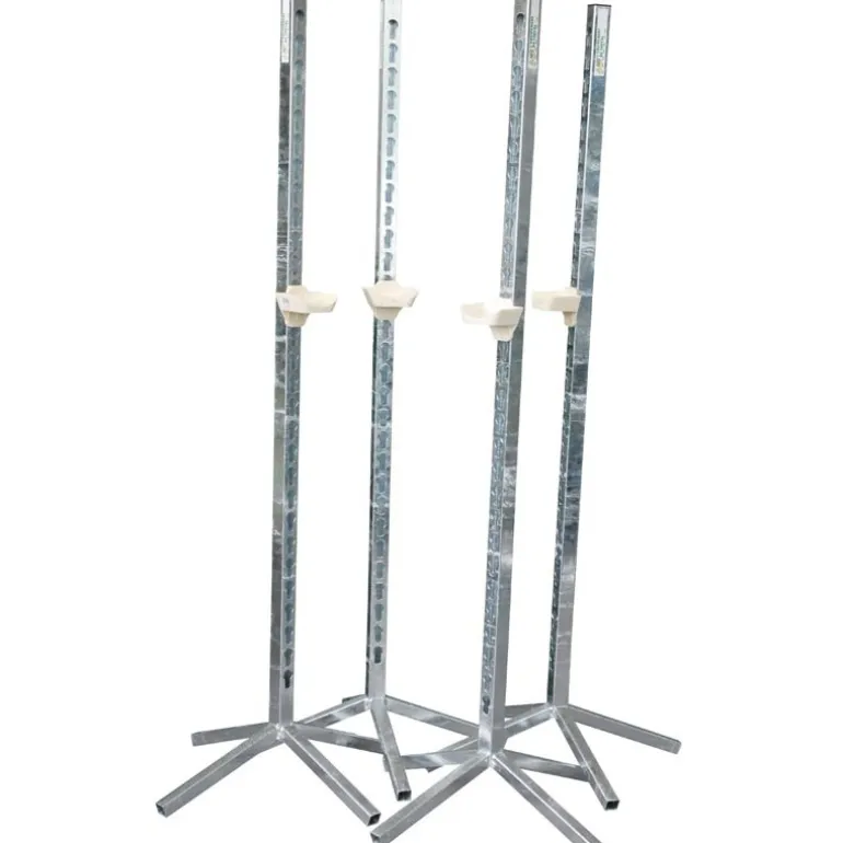 Pack de 4 chandeliers métalliques simples