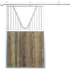 Porte coulissante col de cygne