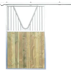 Porte coulissante col de cygne