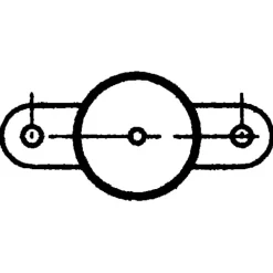 Poteau 2 directions pour barrière