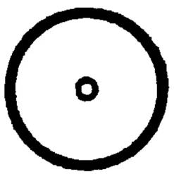 Poteau nu pour barrière