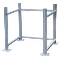 Réhausse de pied pour silo à aliments sur châssis