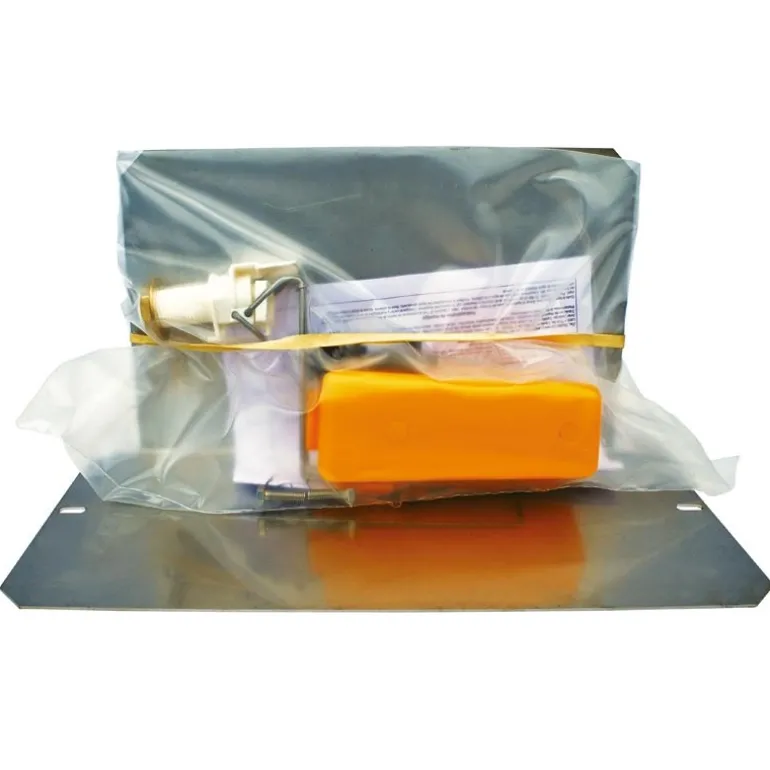 Robinet flotteur avec plaque de protection pour SUPERBAC rond rebord à cordon