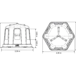 Râtelier de prairie RPE GM sans fond