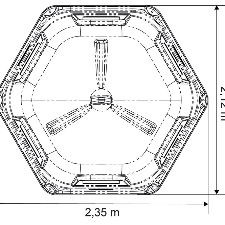 Râtelier de prairie RPE GM avec fond