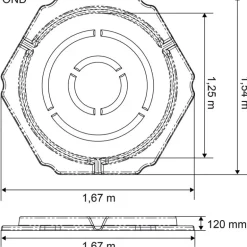 Râtelier de prairie RPE PM avec fond