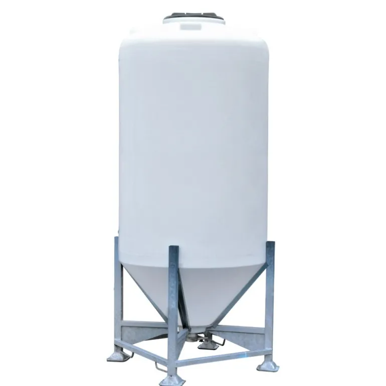 Silo à aliments 2000 L avec trappe sur châssis