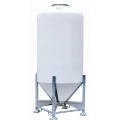 Silo à aliments 2000 L avec trappe sur châssis