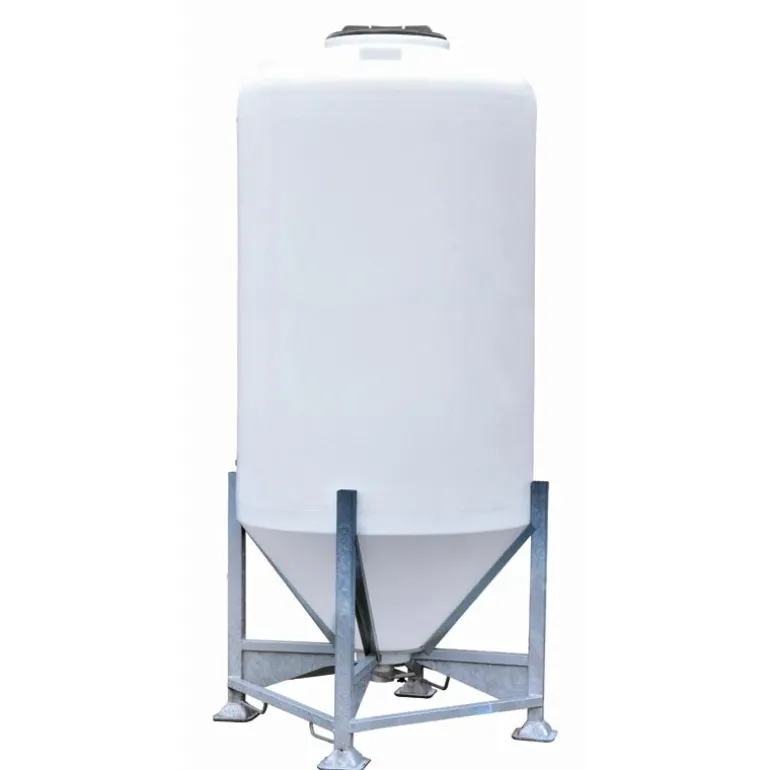 Silo à aliments 2000 L avec trappe sur châssis