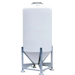 Silo à aliments 2000 L avec trappe sur châssis