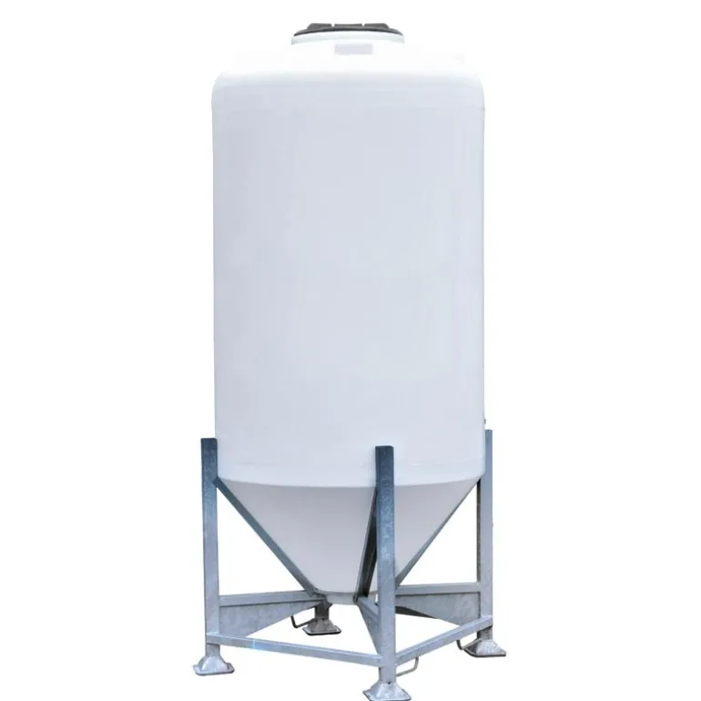 Silo à aliments 2000 L avec trappe sur châssis