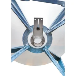 Silo à aliments 500 L avec trappe sur châssis