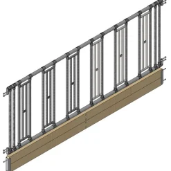 Séparation affouragement pour extension abri SP - Prof. Int. 4 m