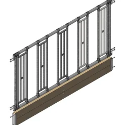 Séparation affouragement pour extension abri SP - Prof. Int. 3 m