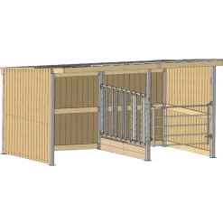 Séparation affouragement pour extension abri SP - Prof. Int. 3 m