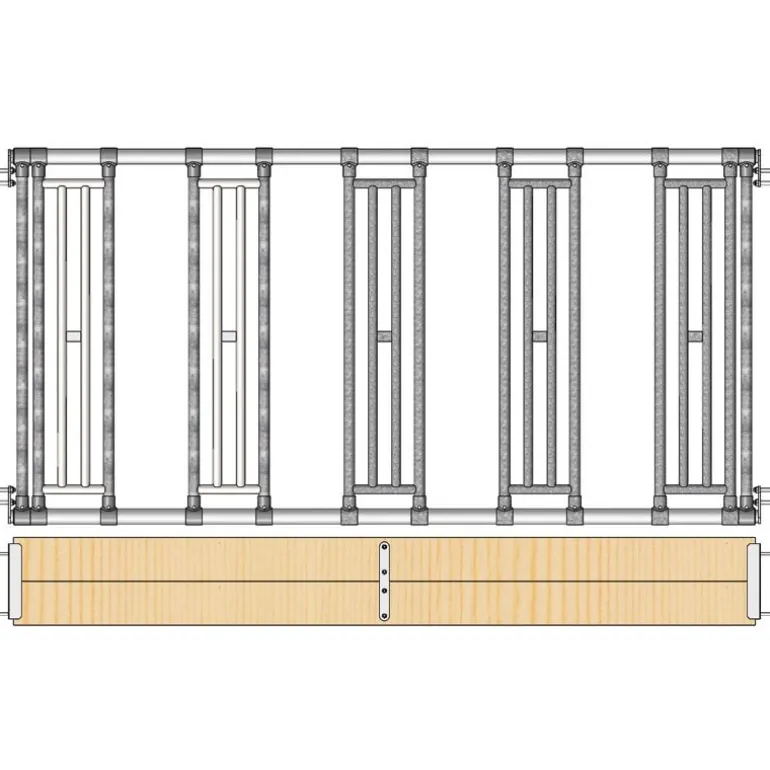 Séparation affouragement pour extension abri SP - Prof. Int. 3 m