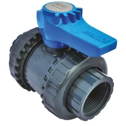 Vanne de vidange 1" 1/2 - 40/49 mm avec embout droit